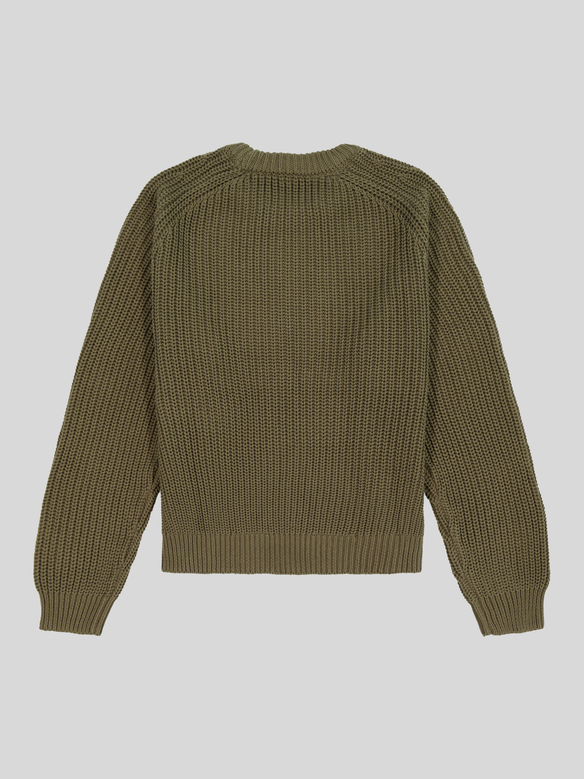 Fisherman Knit Sweater - Olive | Moreporks