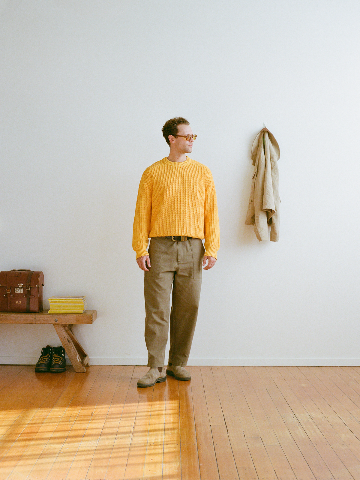 Fisherman Knit Sweater - Canary | Moreporks