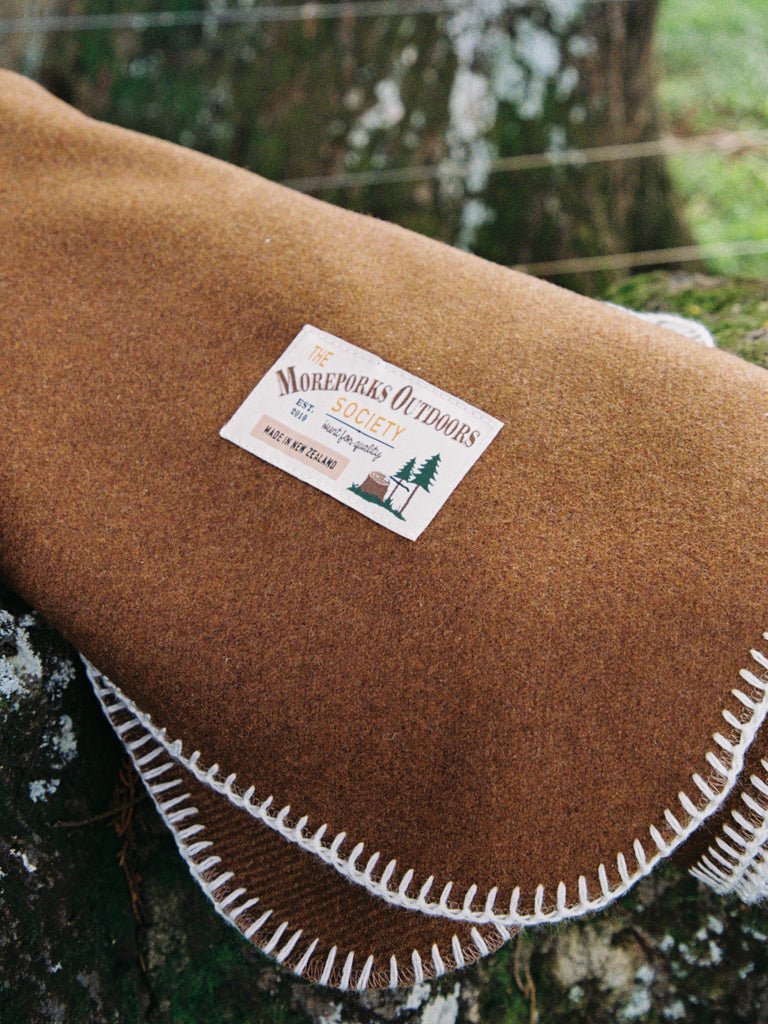 Woollen Blanket - Brown