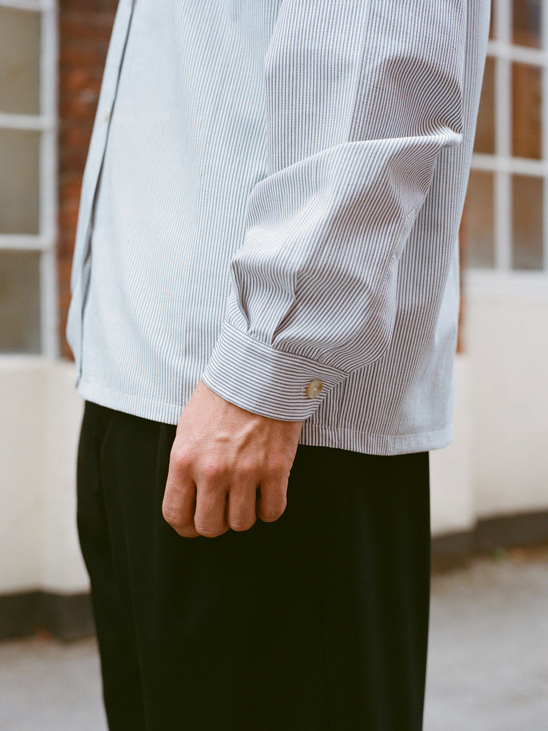 The Winston Shirt - Navy Stripe
