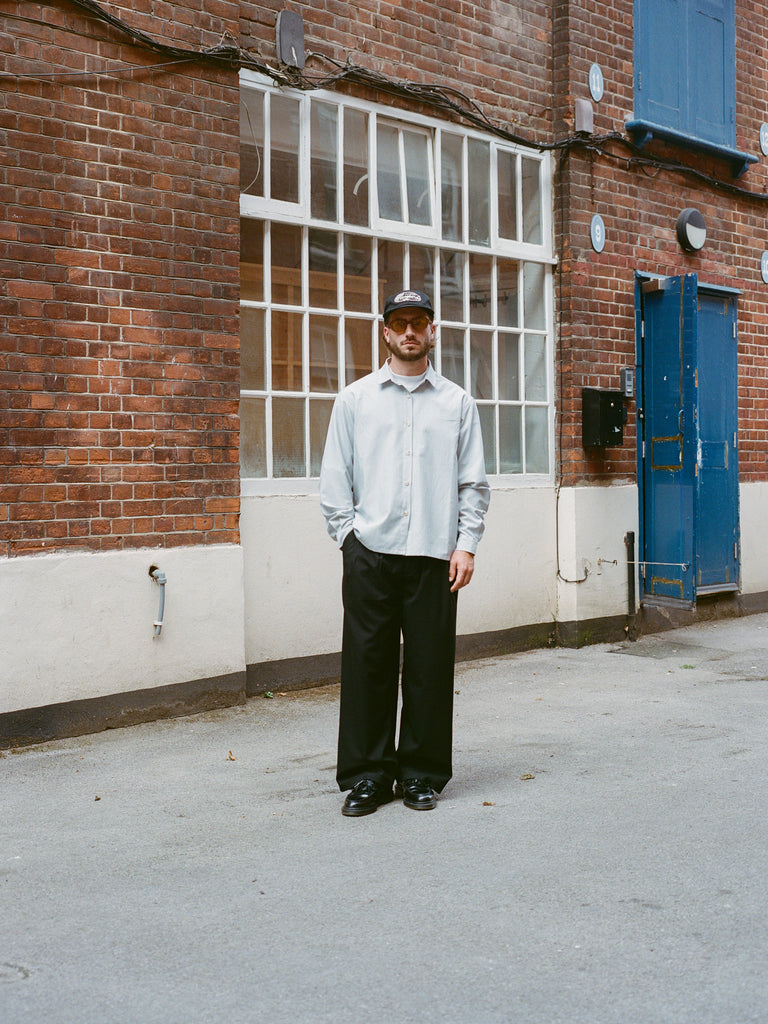 The Winston Shirt - Navy Stripe