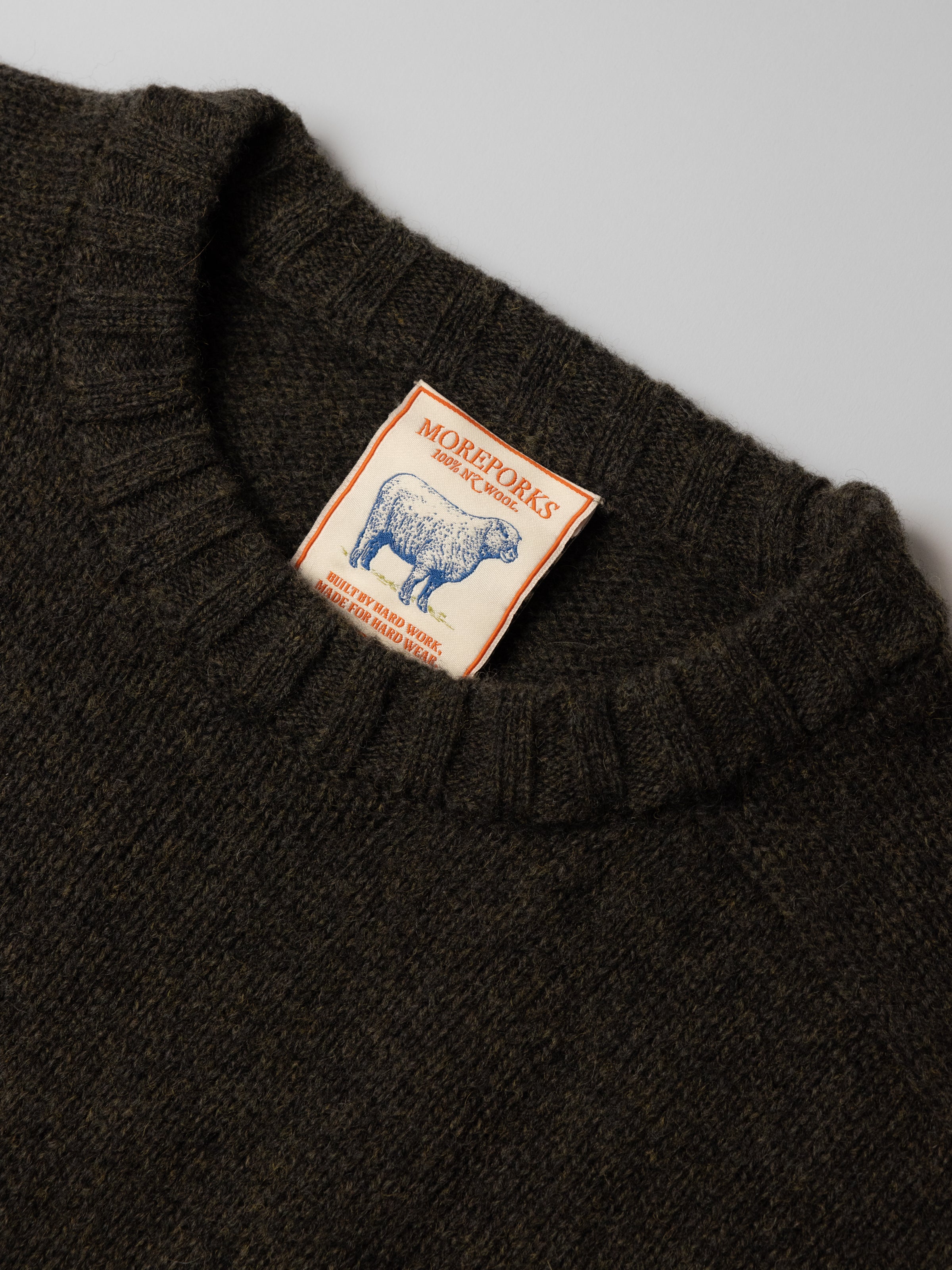 Woollen Knit Sweater - Forest | Moreporks