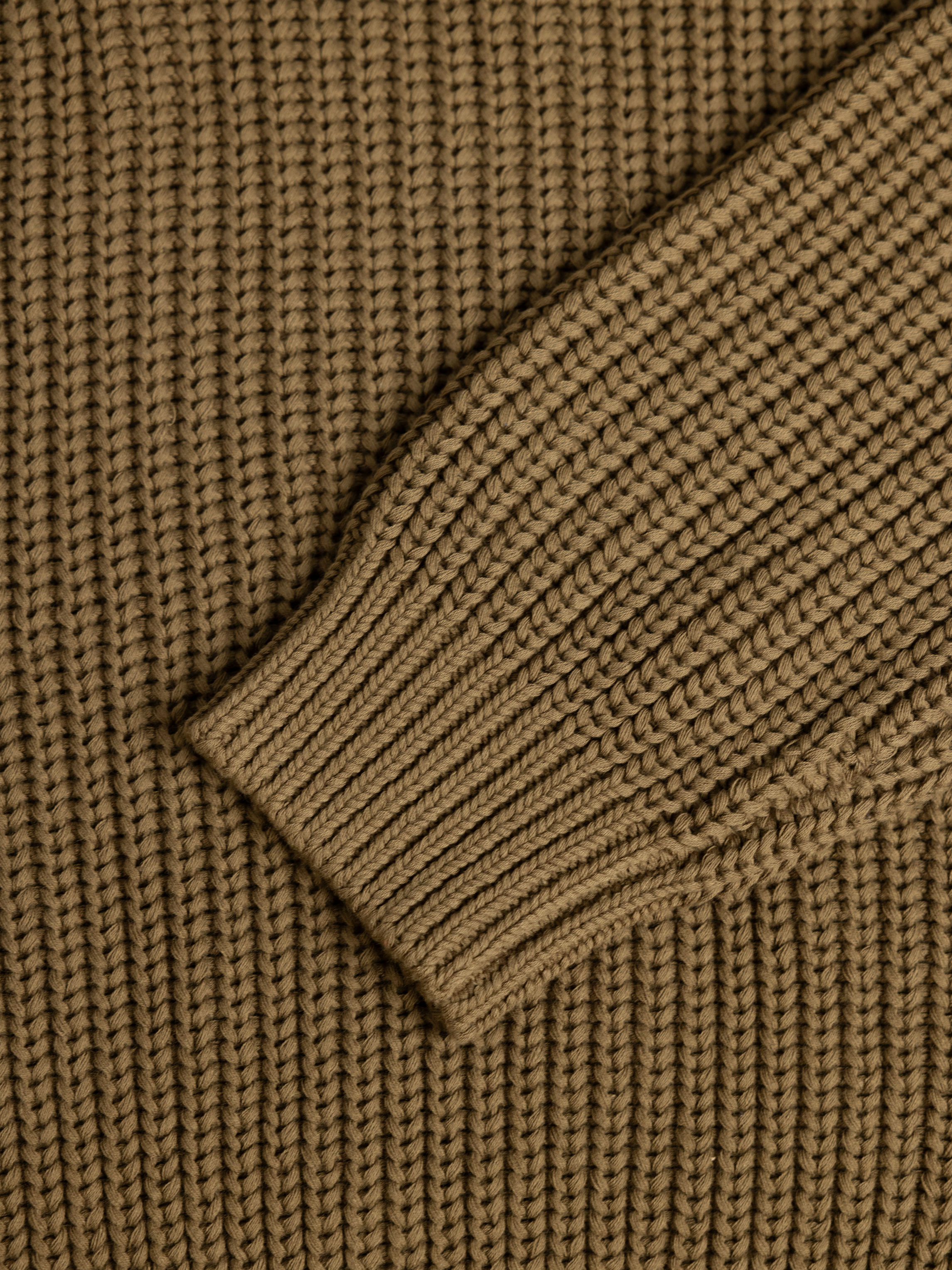 Fisherman Knit Sweater - Olive | Moreporks