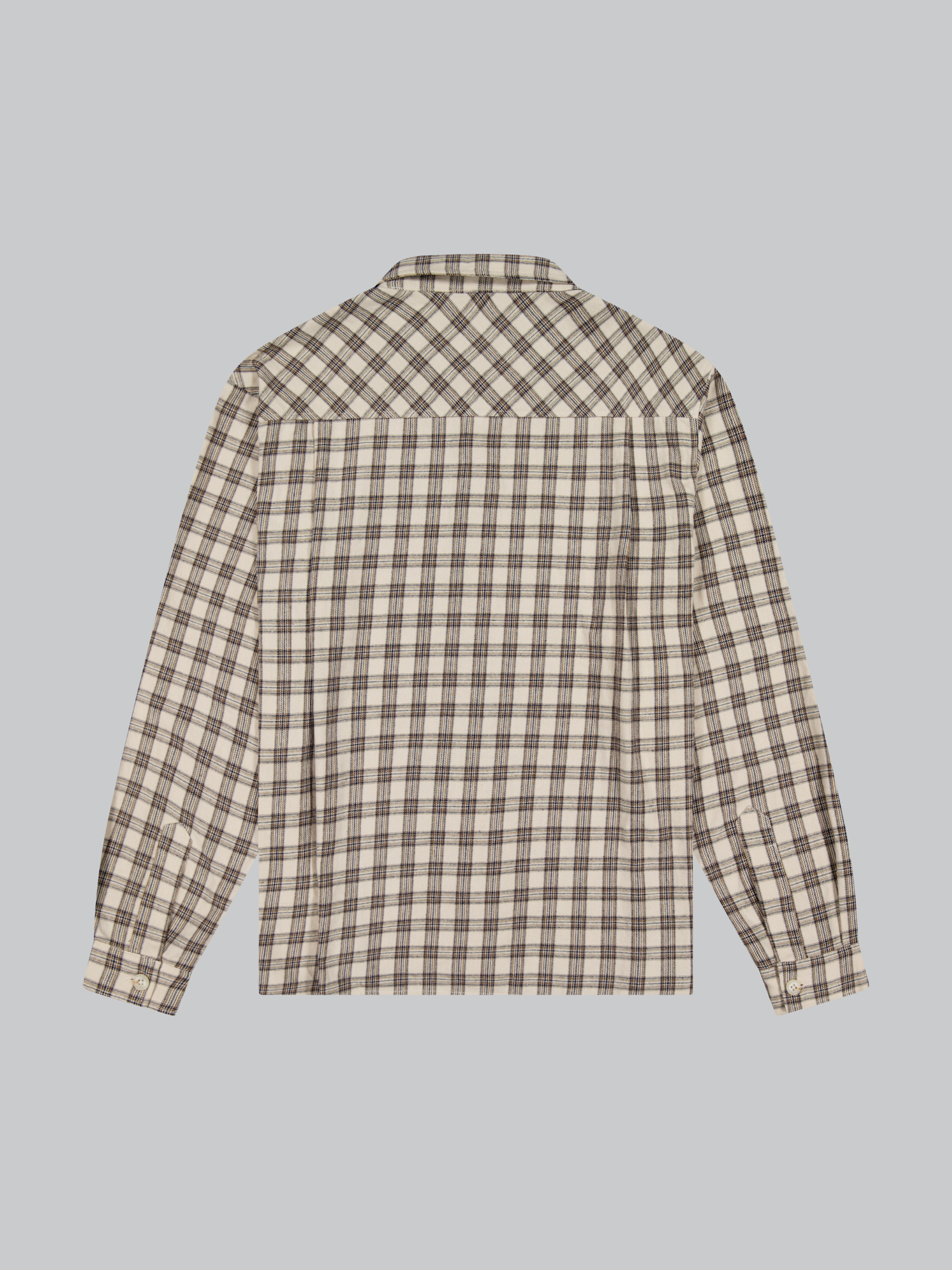 Flannel Shirt - Cream Check | Moreporks