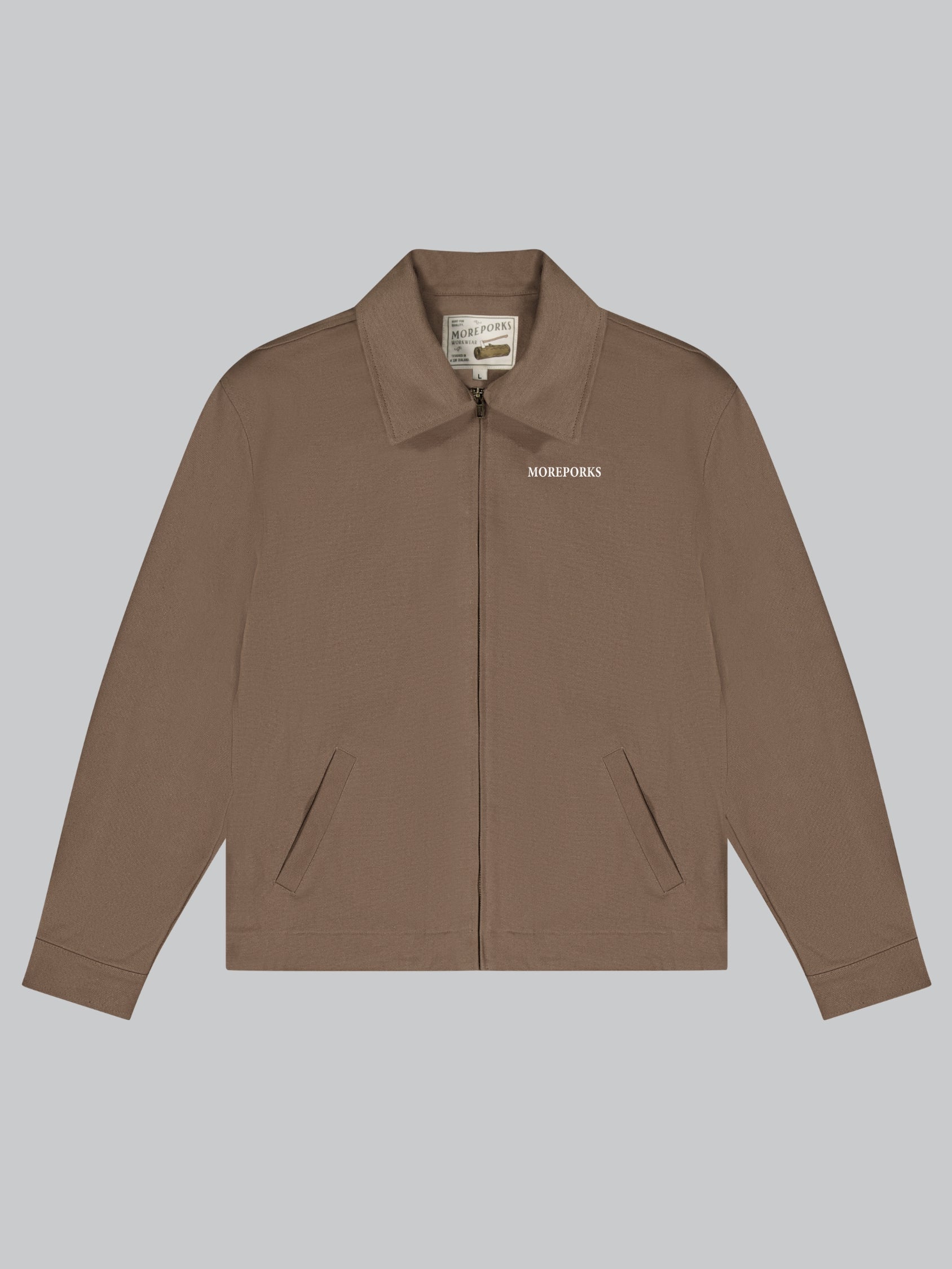 Workwear Jacket - Brown | Moreporks