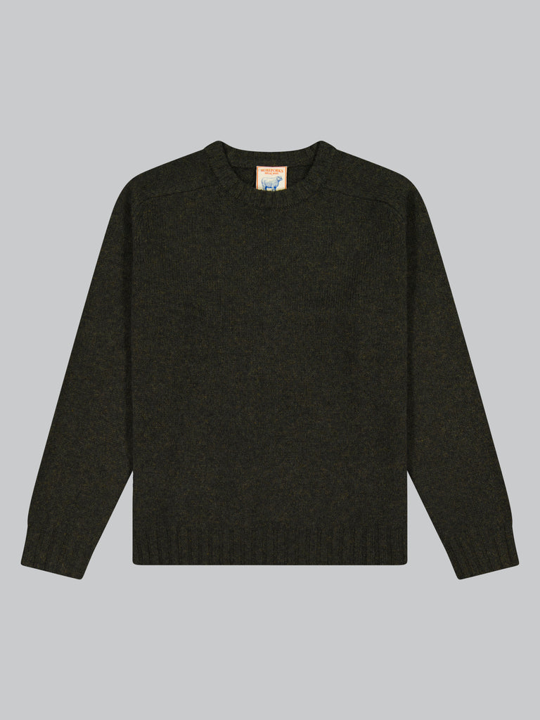 Woollen Knit Sweater - Forest