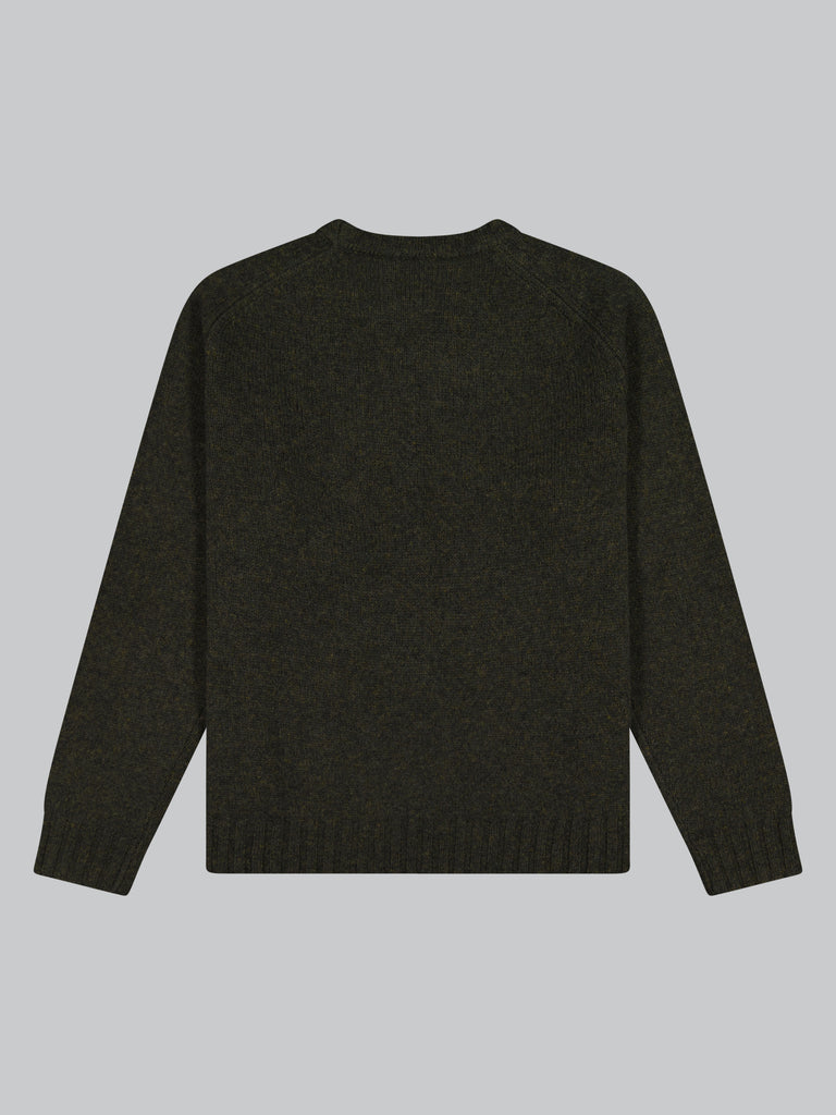 Woollen Knit Sweater - Forest