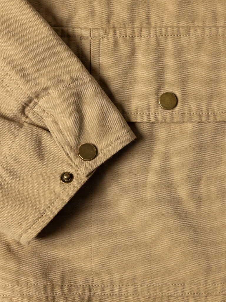 Cropped Hunting Coat - Khaki
