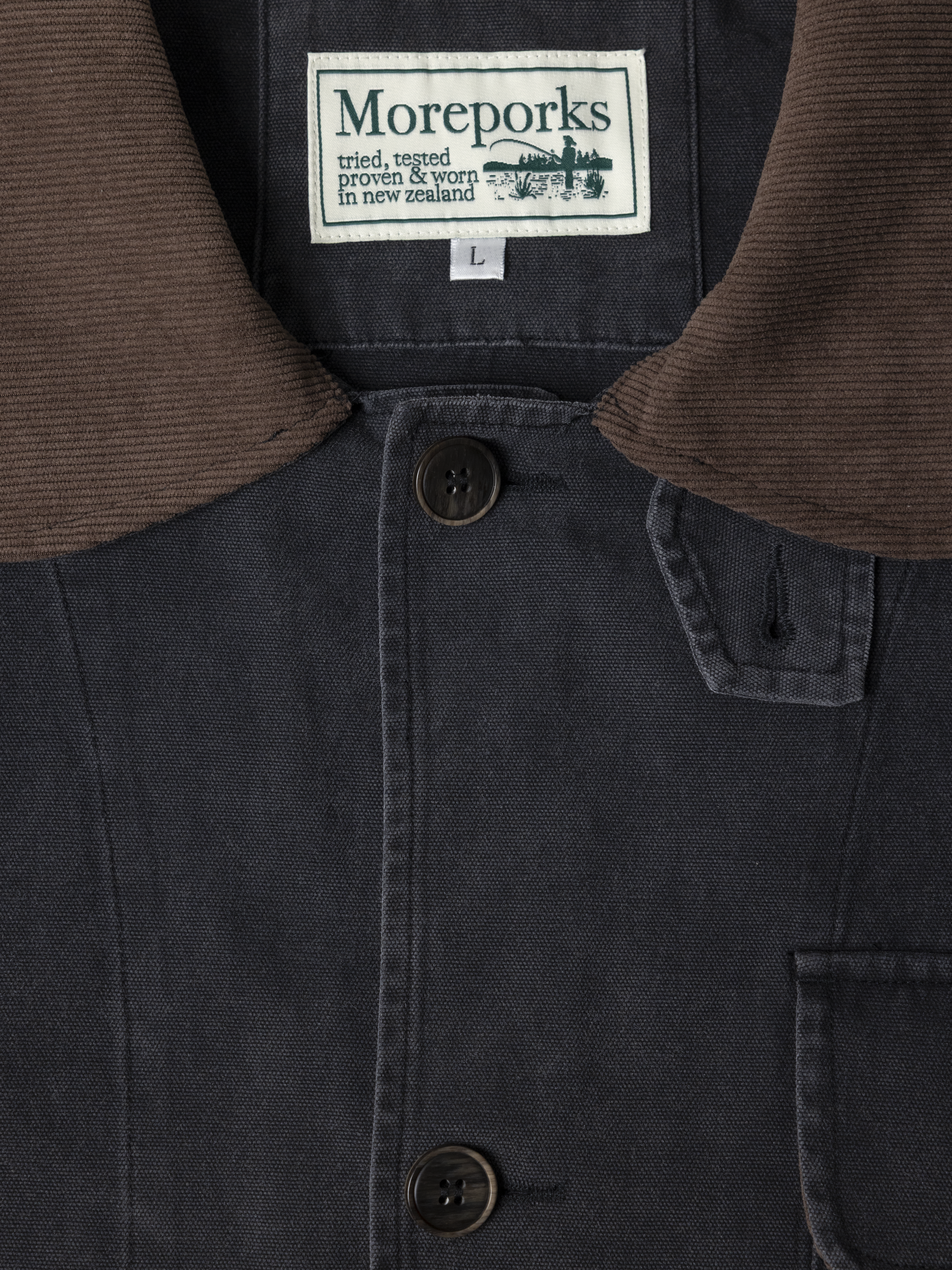 Cropped Hunting Coat - Black | Moreporks