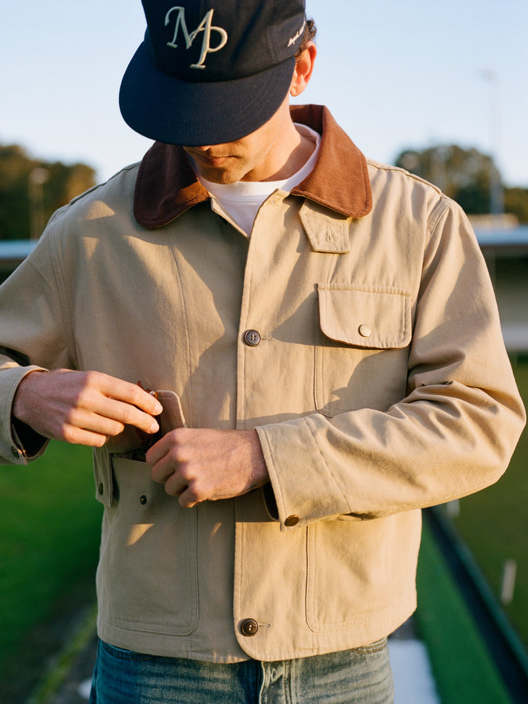 Cropped Hunting Coat - Khaki