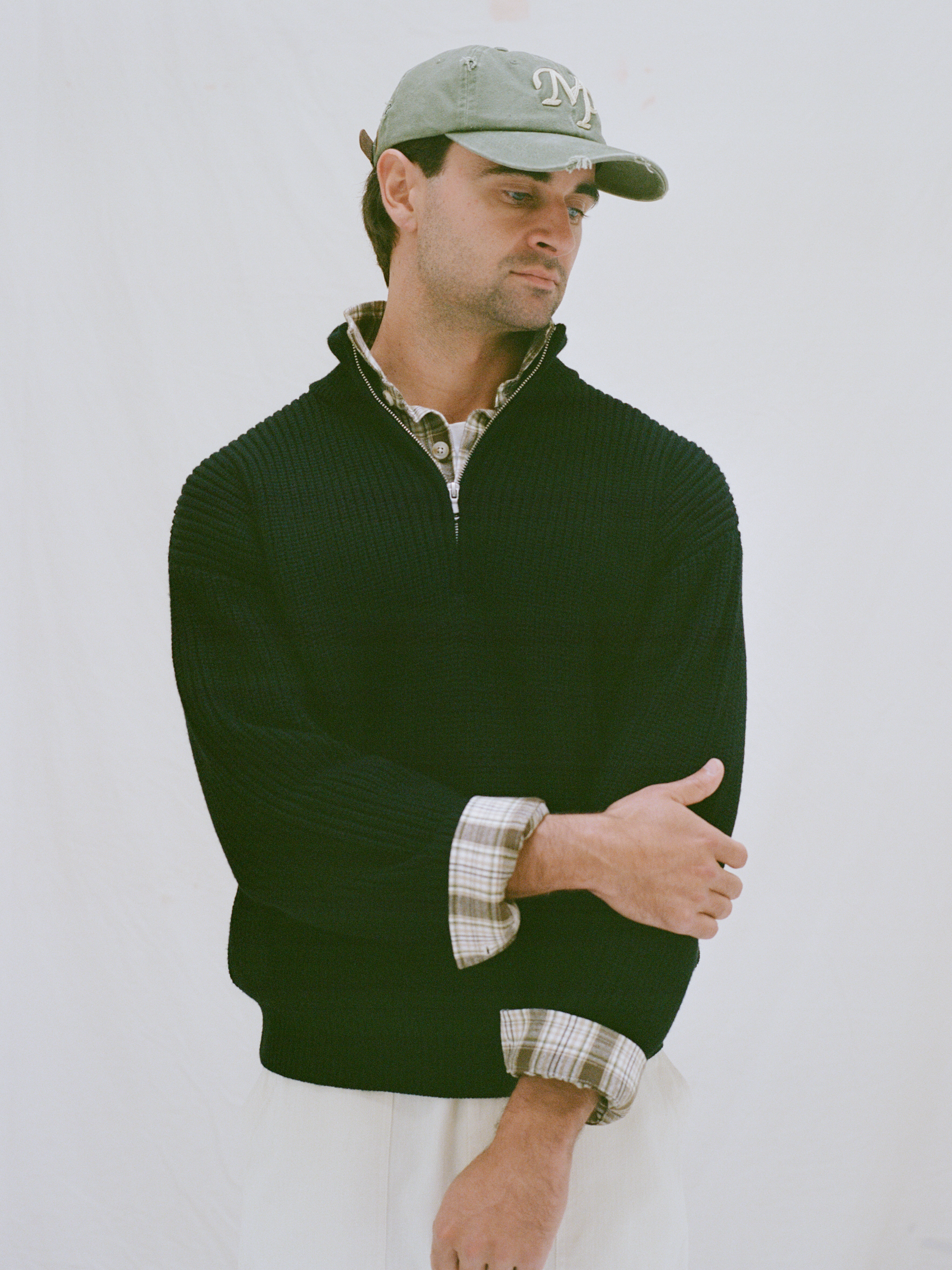 Merino Quarter Zip - Black | Moreporks