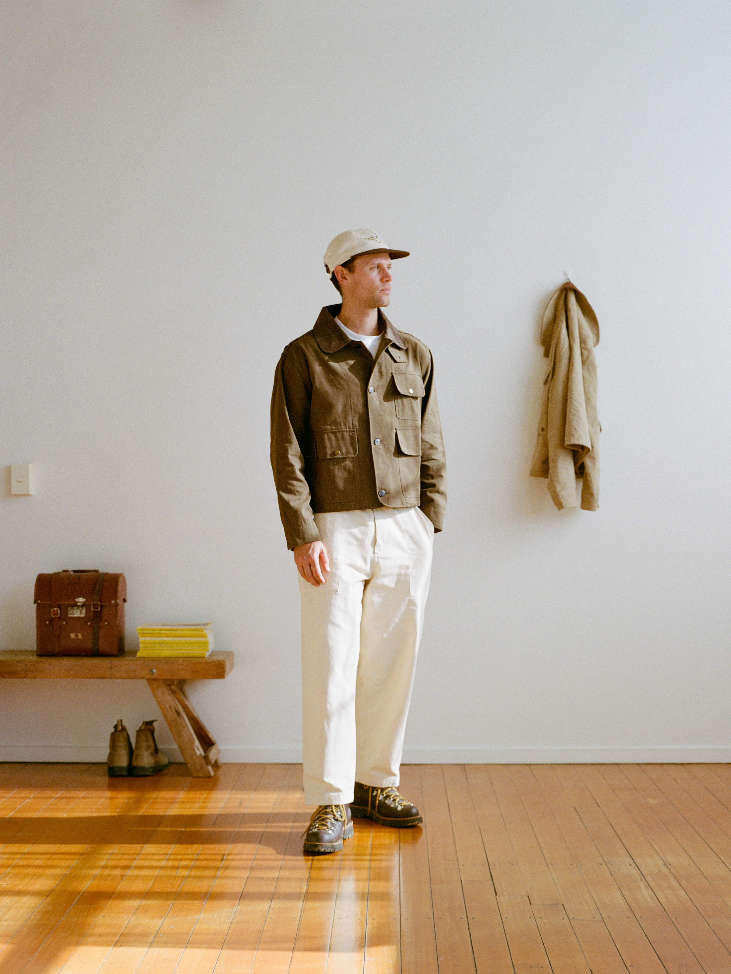Cropped Hunting Coat - Brown | Moreporks