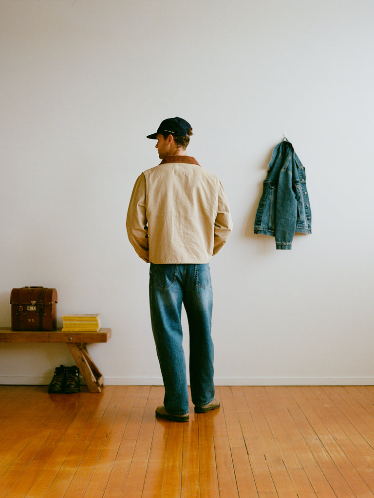 Cropped Hunting Coat - Khaki