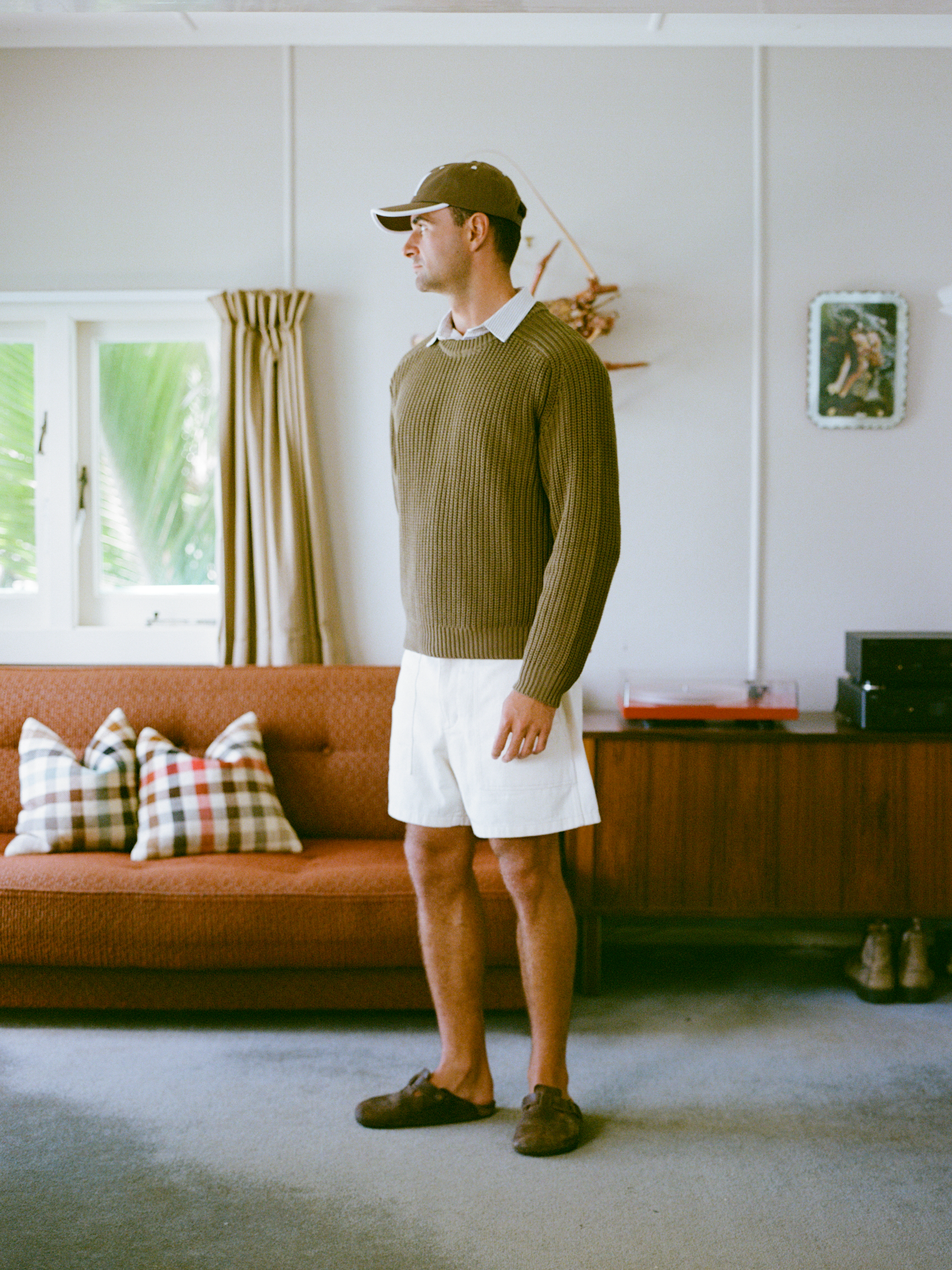 Fisherman Knit Sweater - Olive | Moreporks