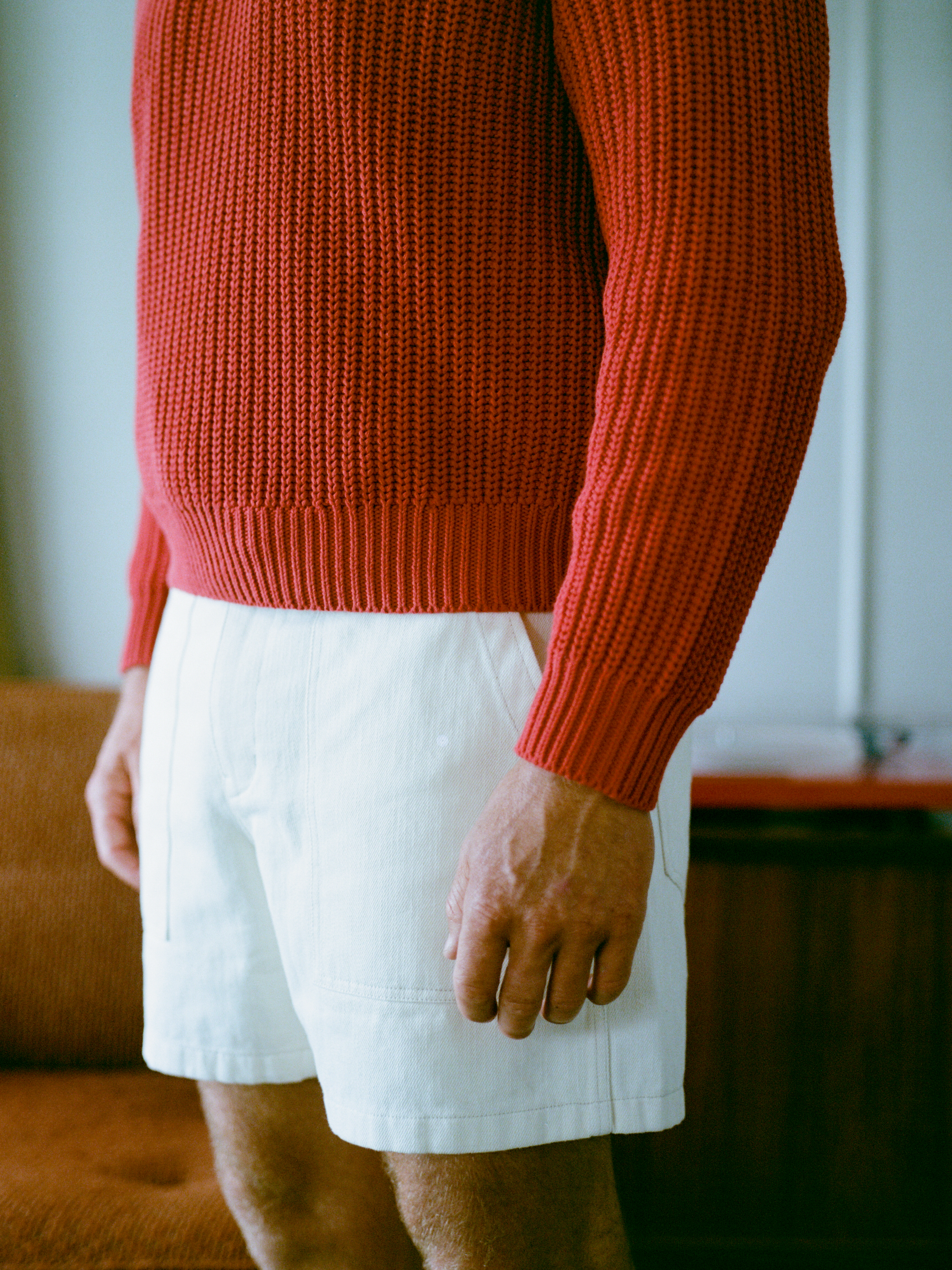Fisherman Knit Sweater - Cherry | Moreporks