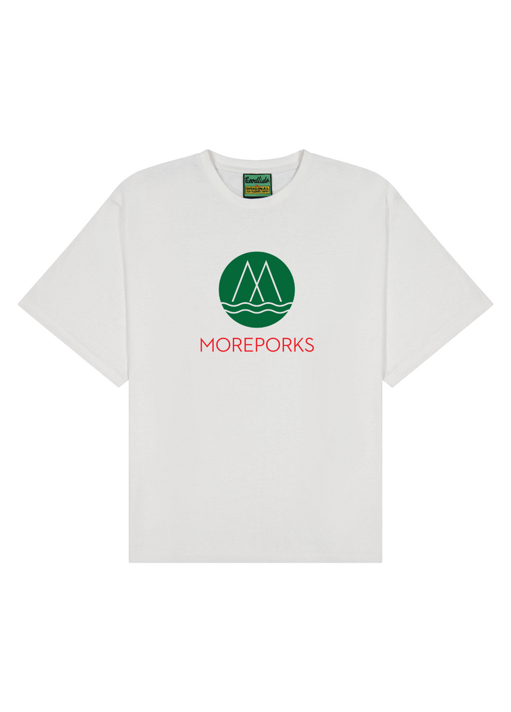Moreporks Logo Tee - White